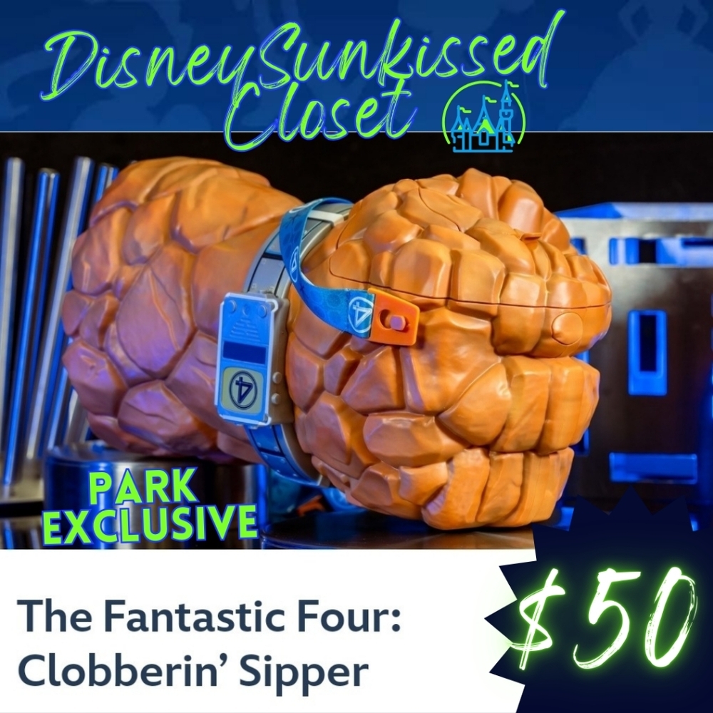 California Adventure The Fantastic Four Clobberin' Sipper
